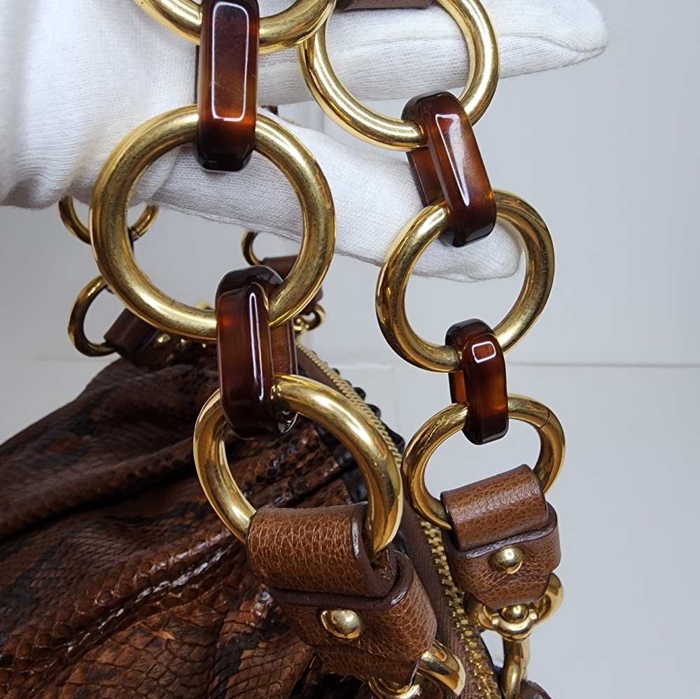 Marc Jacobs Python Capra Shoulder Bag - Picture 11 of 16